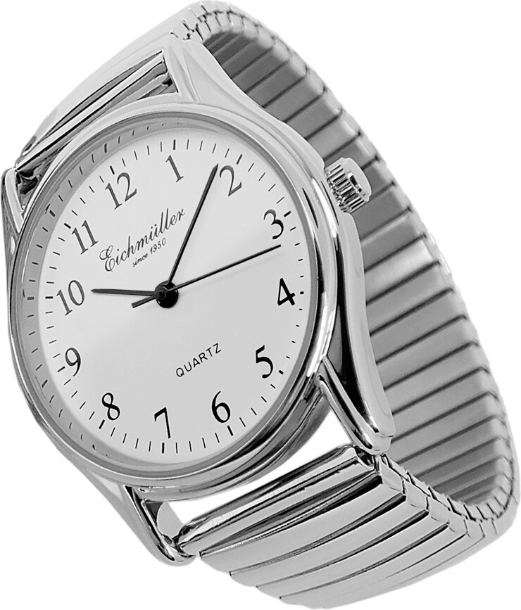 Armbanduhr Eichmüller Analog Zugband Silberfarben 27320 RE-27320-33,5-UNI