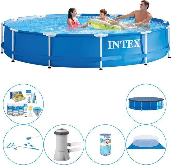 Intex Kovový rám 366x76 cm Round - Bazén s príslušenstvom