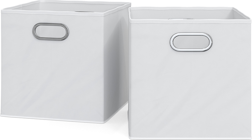 Vicco Opvouwbare box, Blauw/Grijs, 30 x 30 cm Set van 2