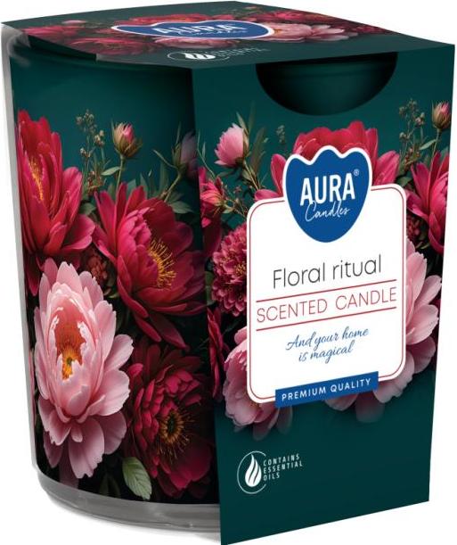 BISPOL Kerze im Glas Blumenritual 100 g