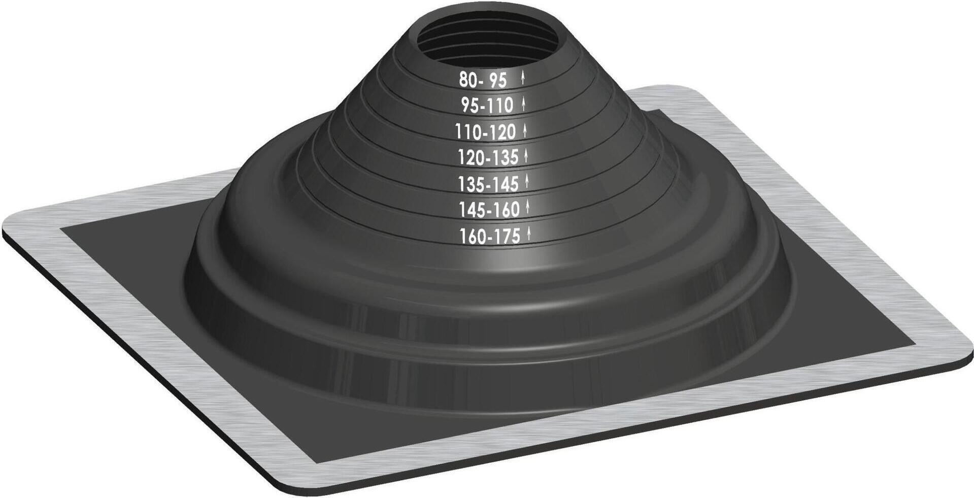 Atec Abgas-Technologie Atec Flachdachdurchführung flexibel, DN 80/125 701610