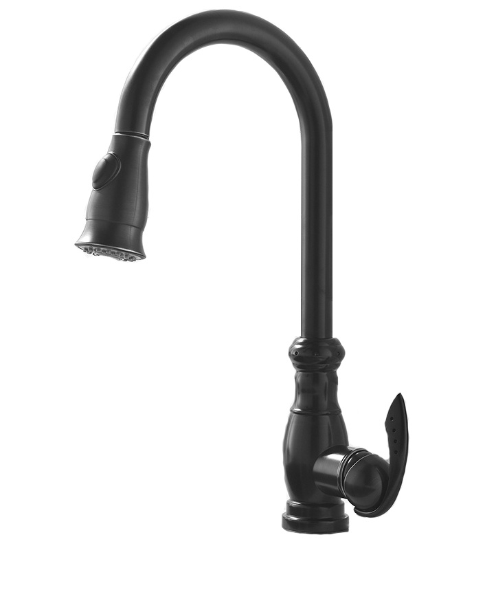 Küchenarmatur im Retro-Stil schwarz Lydia Lauferi