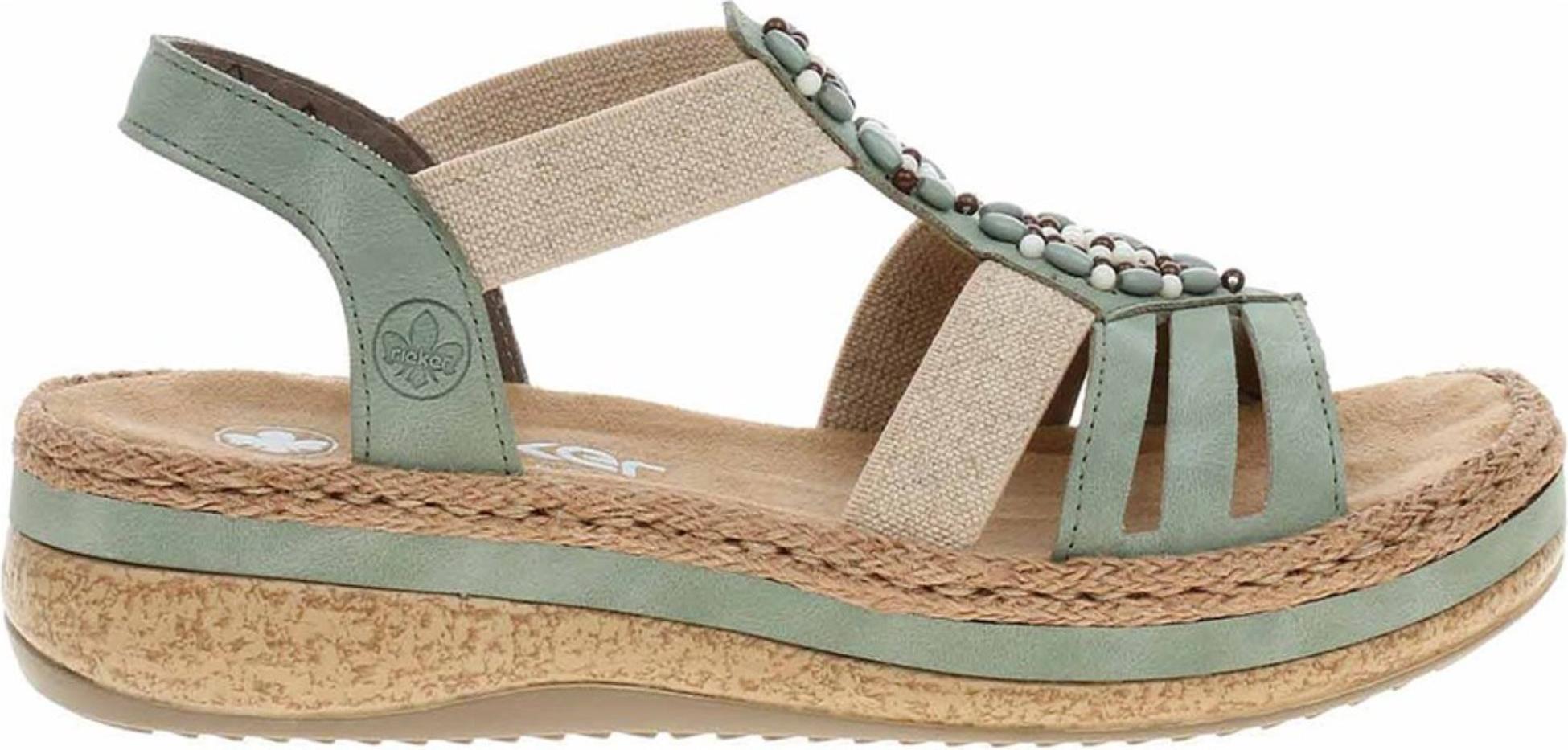Damen Sandalen Rieker V0920-52 grun 38 V092052