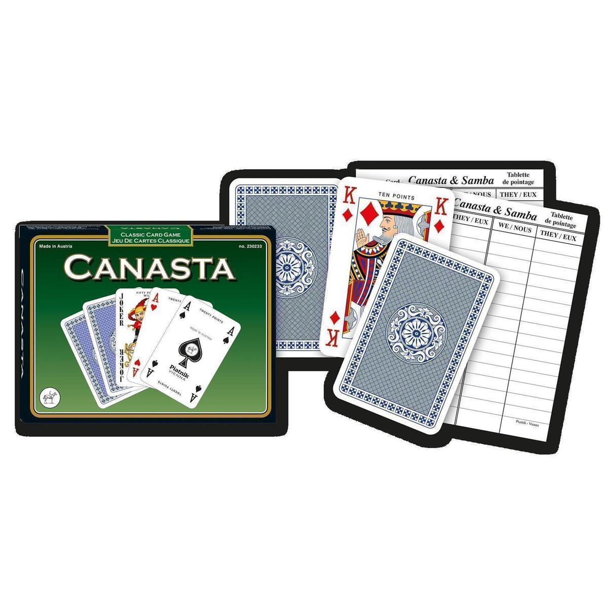Canasta-Karten „Canasta 2 Decks“ PIATNIK