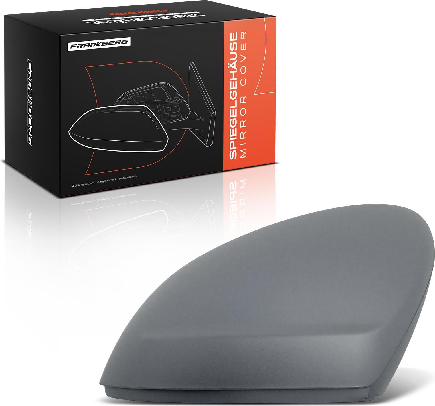 Frankberg 1x Spiegelkappe Vorne Links für VW Arteon 3H7 3H8 Arteon Shooting Brake 3H9 Passat 3G2 CB2 Bj ab 2014