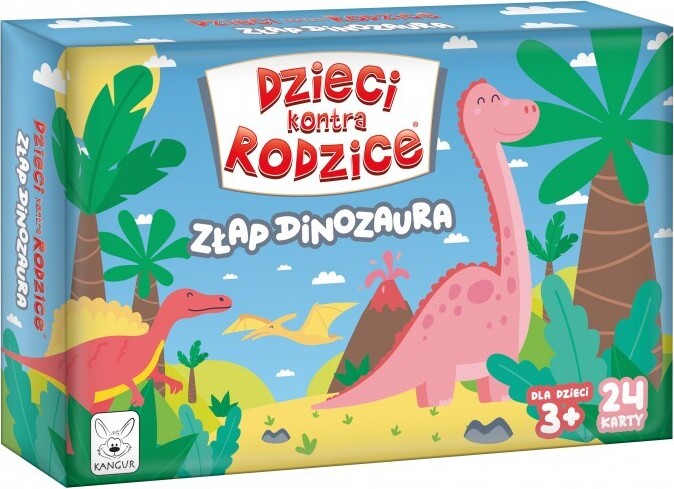 Spiel Kinder gegen Eltern Fangen Sie den Dinosaurier