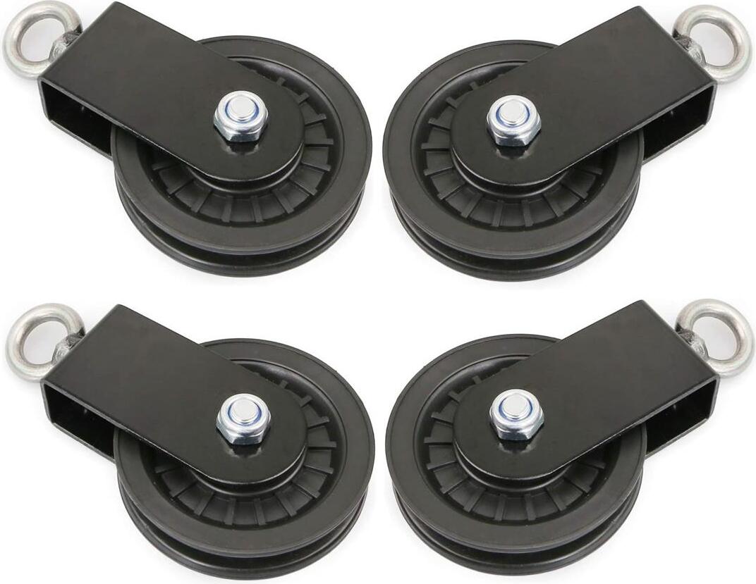 90 Mm Seilrolle Mit U-Bügel – 360° Drehbar, 160 Produktbild-Vorschau 2
