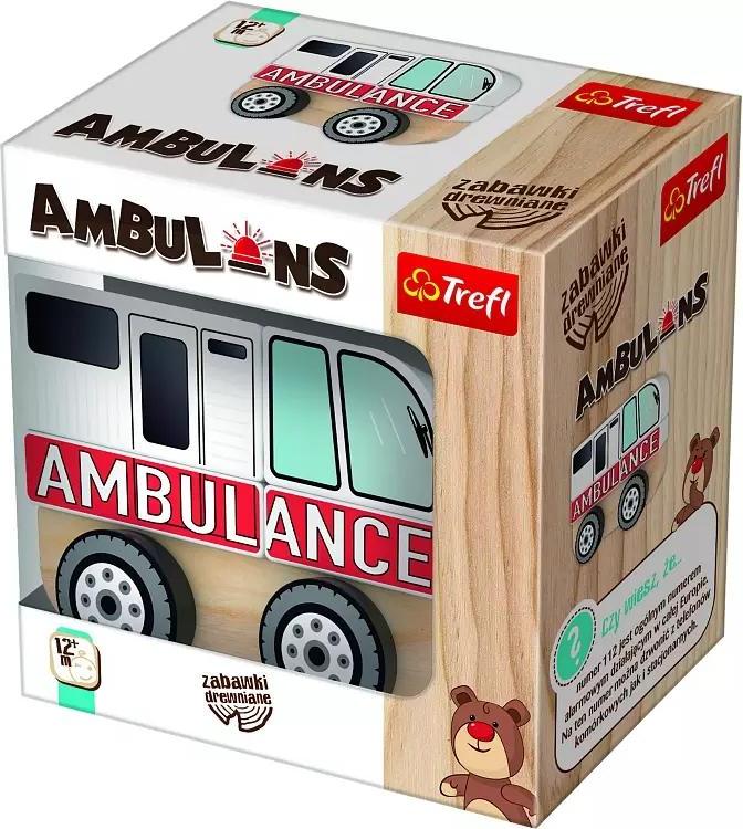 Holzspielzeug Krankenwagen in einer Kiste 61000 TREFL