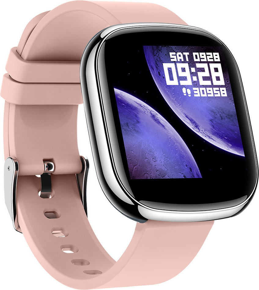 Smartwatch, krokomer Smartwatch Bluetooth 1,3 palcový dotykový displej náramkové hodinky monitor krvného tlaku pulz spánku IP68 športové hodinky bežiace pre ženy mužov