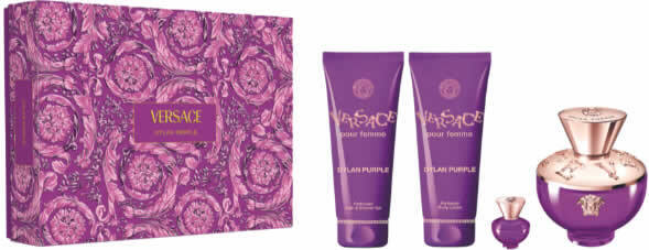 Versace Dylan Purple Parfémová voda v spreji 100 ml Sada 4 kusov 2024