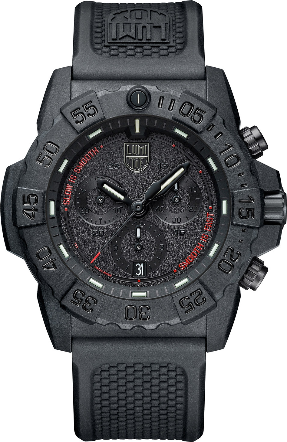 Luminox XS.3581.SIS Pánske potápačské hodinky Navy Seal Black/Red