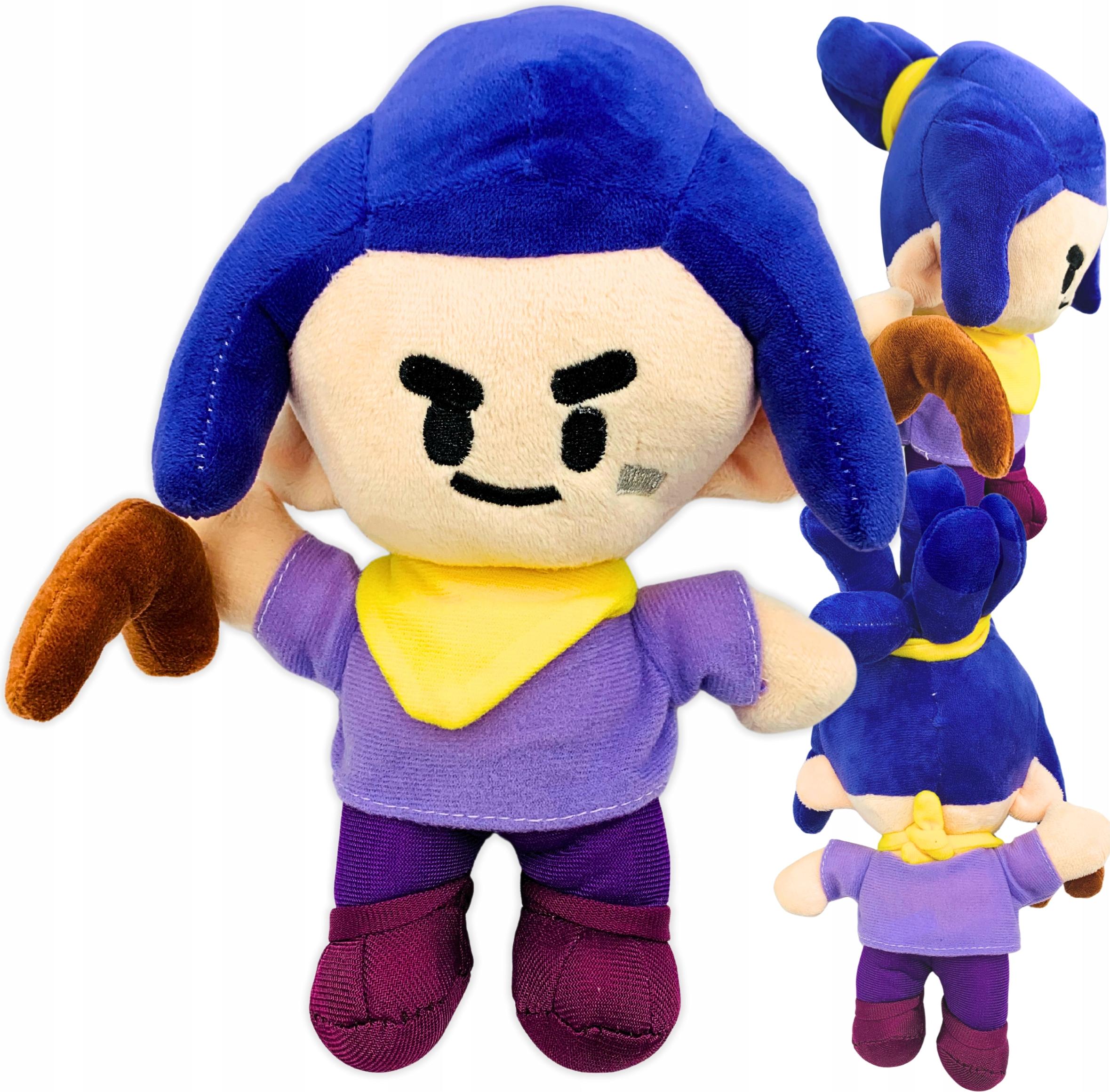 bez marki Brawl Stars Plüschtier Brawler Shelly Girl Plüschtier 25 cm