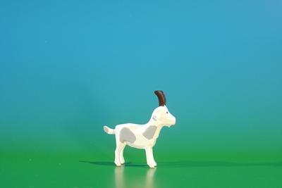 Volker und Heiko FlathErzgebirgische Volkskunst Holzfigur Reifentier Ziege Höhe 5,2cm NEU 154/23/4