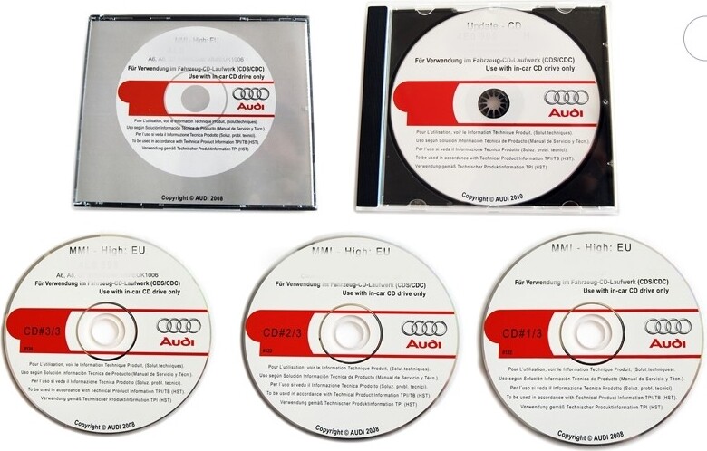 Sonstige Verlage Original Audi MMI 2G Software Update CDs auf MMI Softwarestand 5570 High 2G