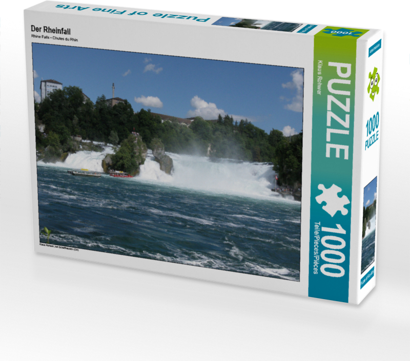 Calvendo Der Rheinfall 1000 Teile Puzzle quer 640x480mm, Rohwer Klaus; 7385763