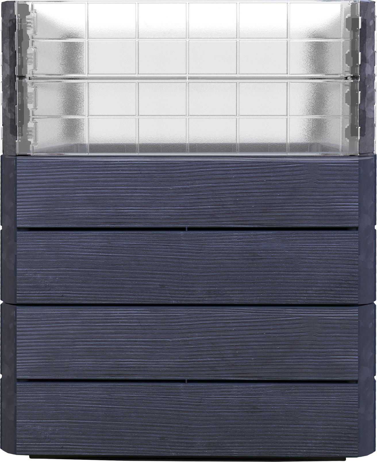 Garantia Ergo Quadro Turbo Hochbeet L 75 + Wachstumsmodul Farbe wood, 80x80 cm 3232454