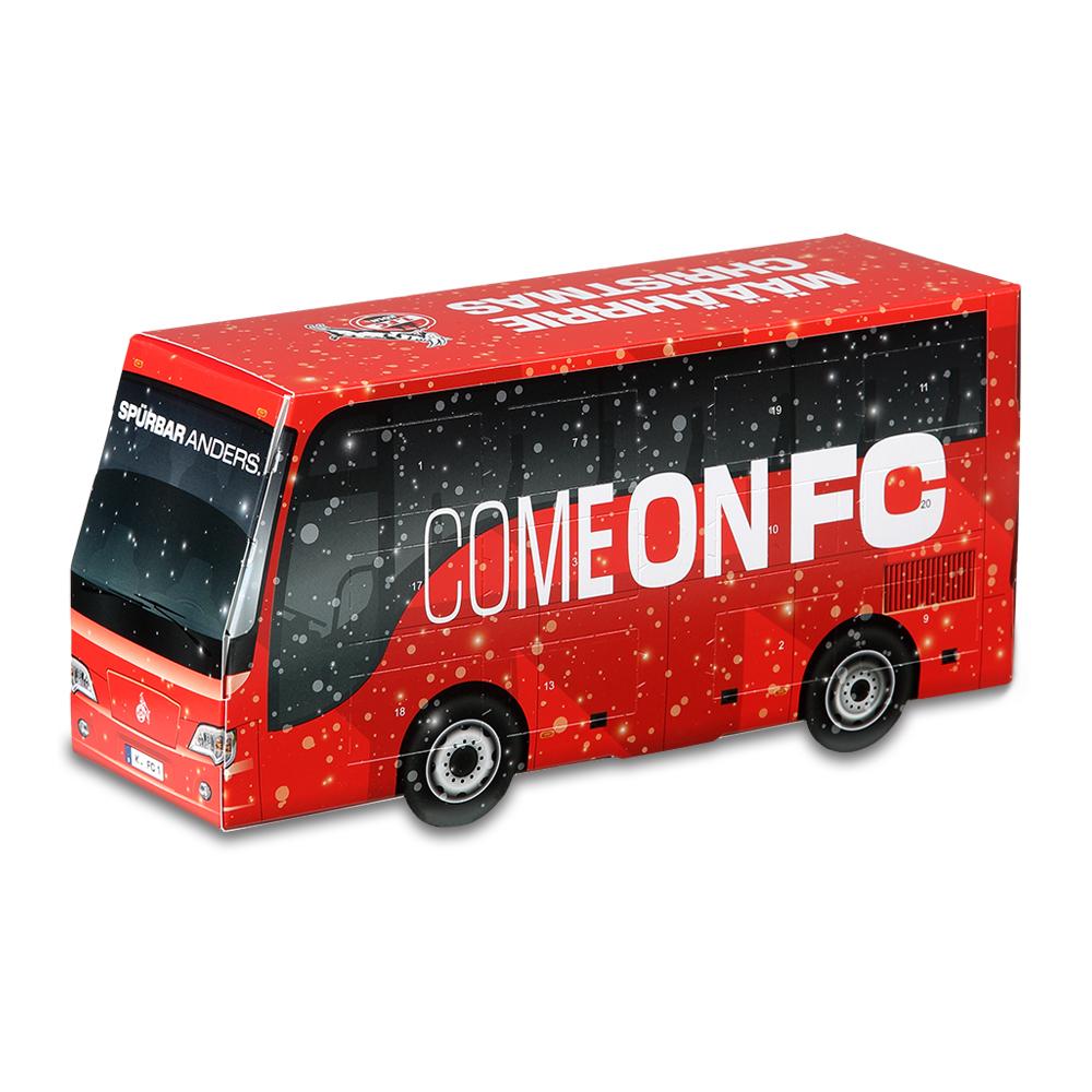 1. fc kln adventskalender mannschaftsbus 3d