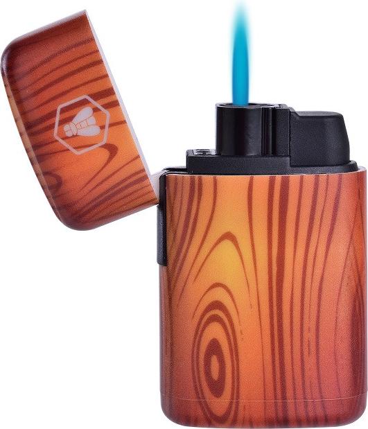 Leuchtfeuerzeug Glühfeuerzeug aus Holzmischung