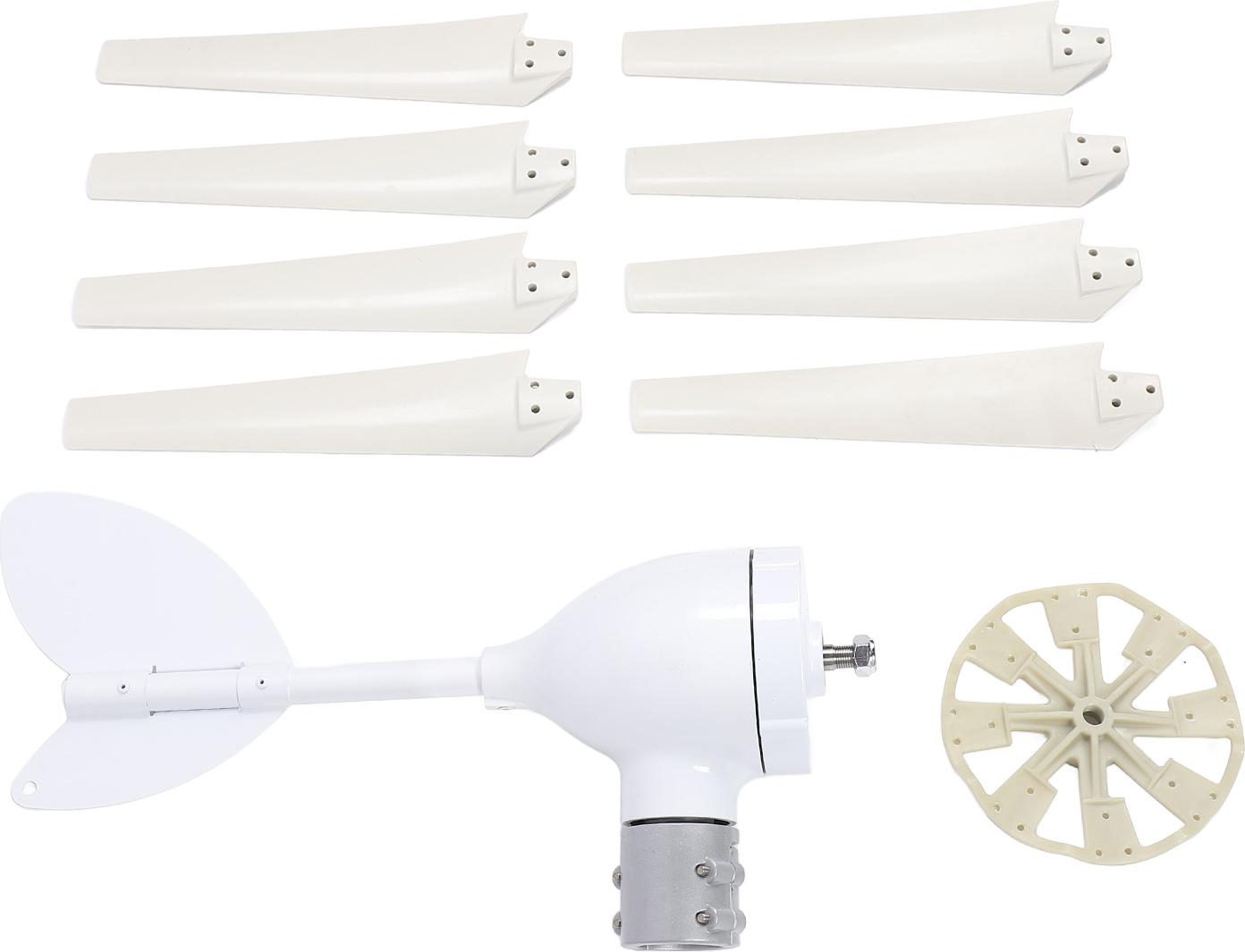 TWO TREES 400W 12V Windkraftgenerator mit Steuerung, 8 Flügel, Windkraftanlagen-Set für Boote, Wohnmobile und Zuhause