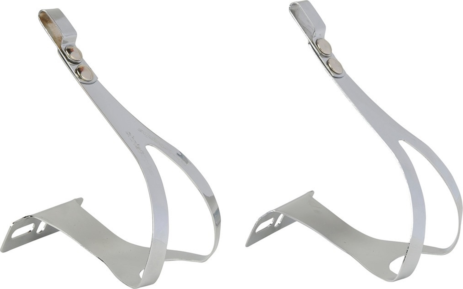 Zefal Zéfal 0506 Christophe Pedalhaken Paar Christophe Metall Gr.S/M bis EU Gr.42 oder US Gr.9, silber (1 Stück) WBP2701800100