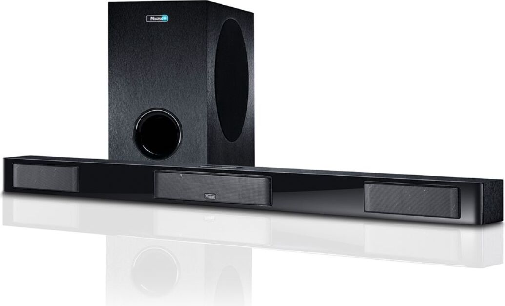 Magnat SBW 300 | 3.1 Soundbar mit Wireless Sub und dezidiertem Center