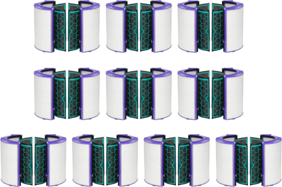10x Trade-Shop Ersatzfilter für Dyson TP04 Pure Cool Link Luftreiniger Dyson DP04 HP04 HEPA Filter und Aktivkohle-Filter ersetzt Dyson 969048-02