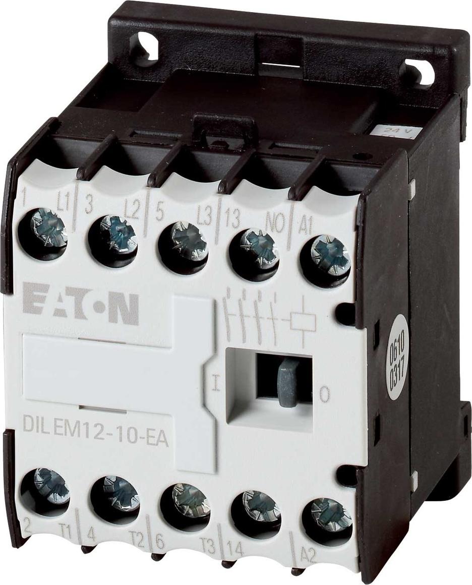 Eaton Miniaturschütz, 5,5kW/400V, 24VDC-Steuerung DILEM12-10-G-EA(24VDC) 189988