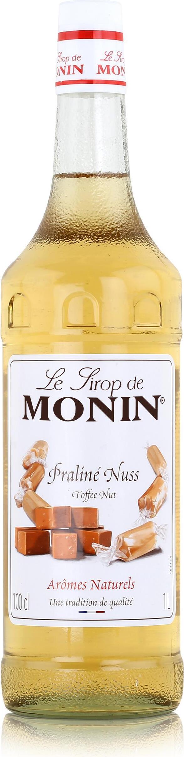 Monin Sirup Praline Nuss 1L - Cocktails, Kaffeesirup (1er Pack)