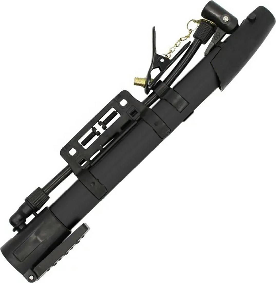 APT® Fahrradpumpe mit Standfunktion, 31,6 cm (zusammengeklappt), 51 cm (aufgeklappt) RW22