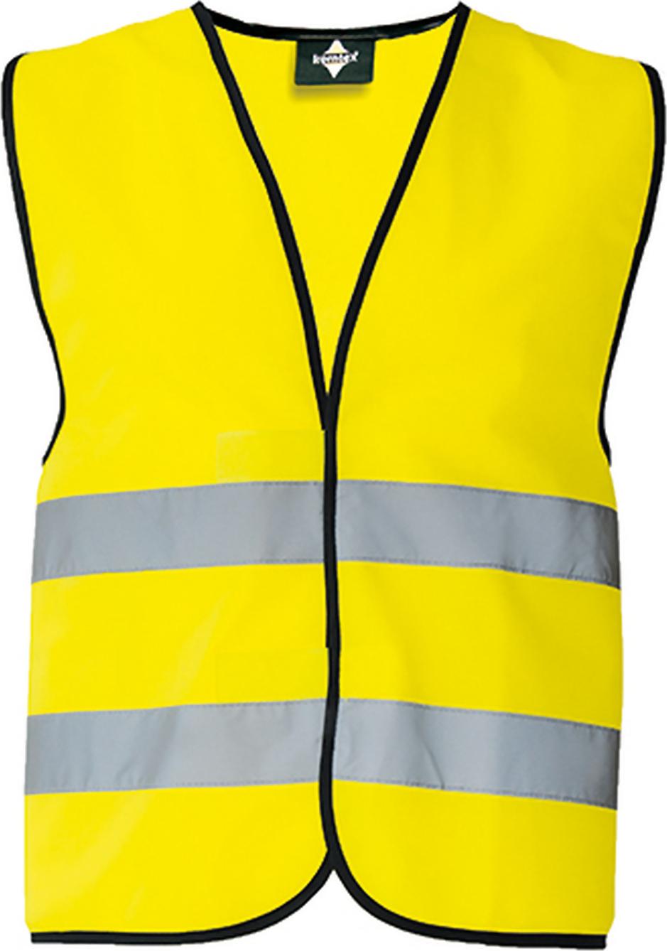 Gilet multifunzione ad alta visibilità Giallo. EN ISO 20471:2013 + A1