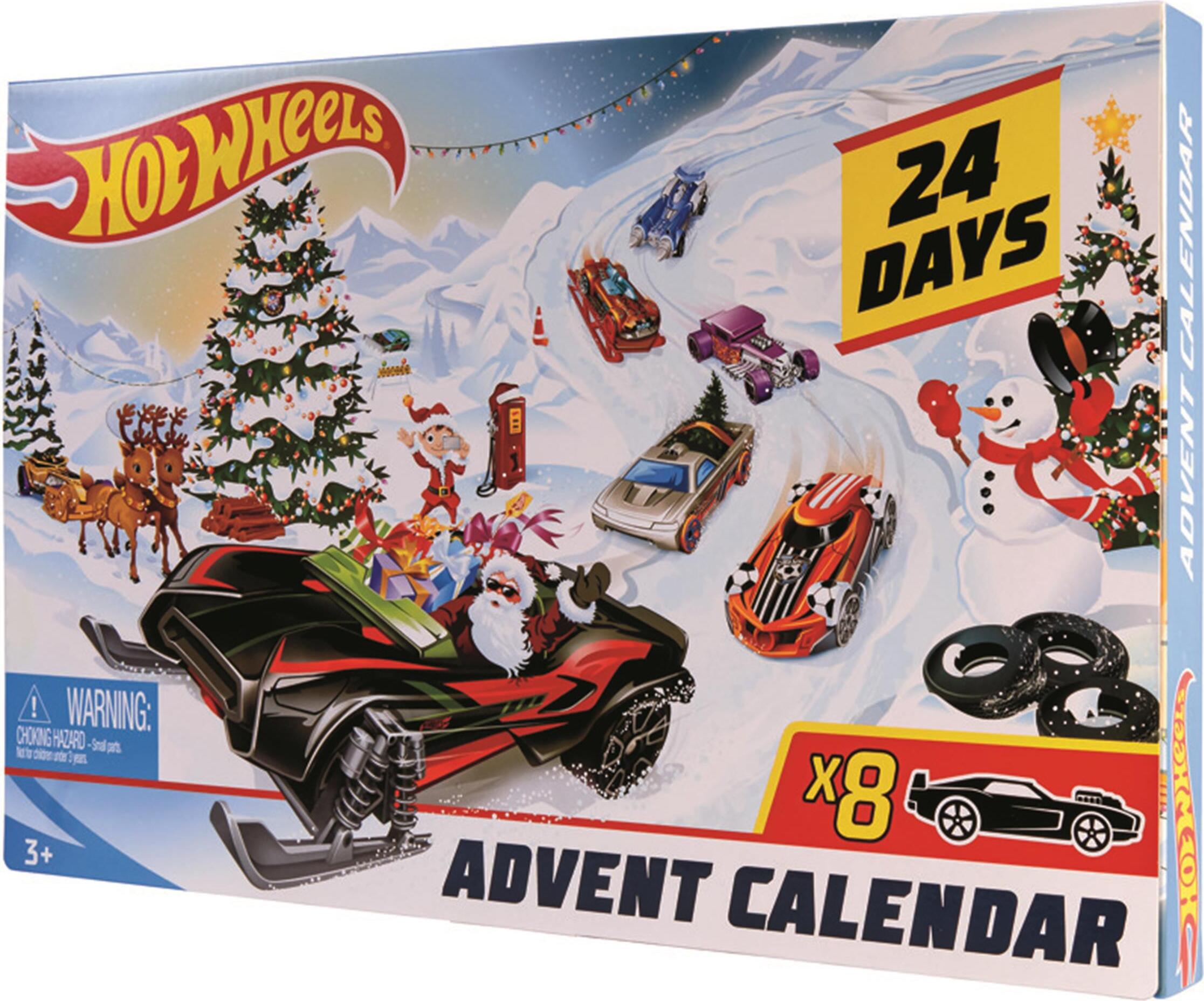 Adventný kalendár Hot Wheels 2019