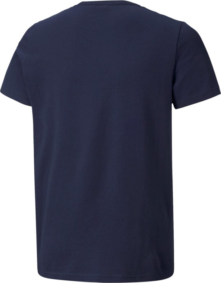 Puma ESS+ 2 Col Logo Tee B Boys / Jungen T-Shirt Kurzarm Sportshirt , Größe:128 _ 7-8 Y, Farbe:Blau (Peacoat) 586985-06-128