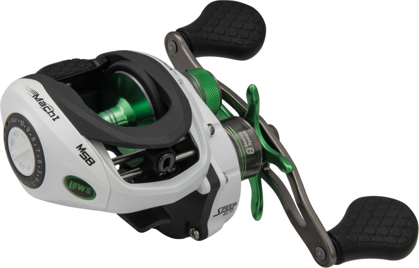Lews Baitcaster Multirolle Mach 1 SLP Linkshand Rolle