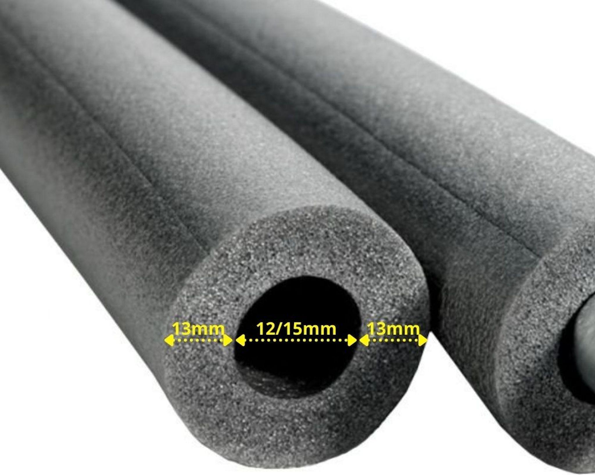 NMC Rohrisolierung, 1m, 12/15 mm x 13 mm, Foam Rohrisolierung, Rohrmanschettenisolierung 3015522