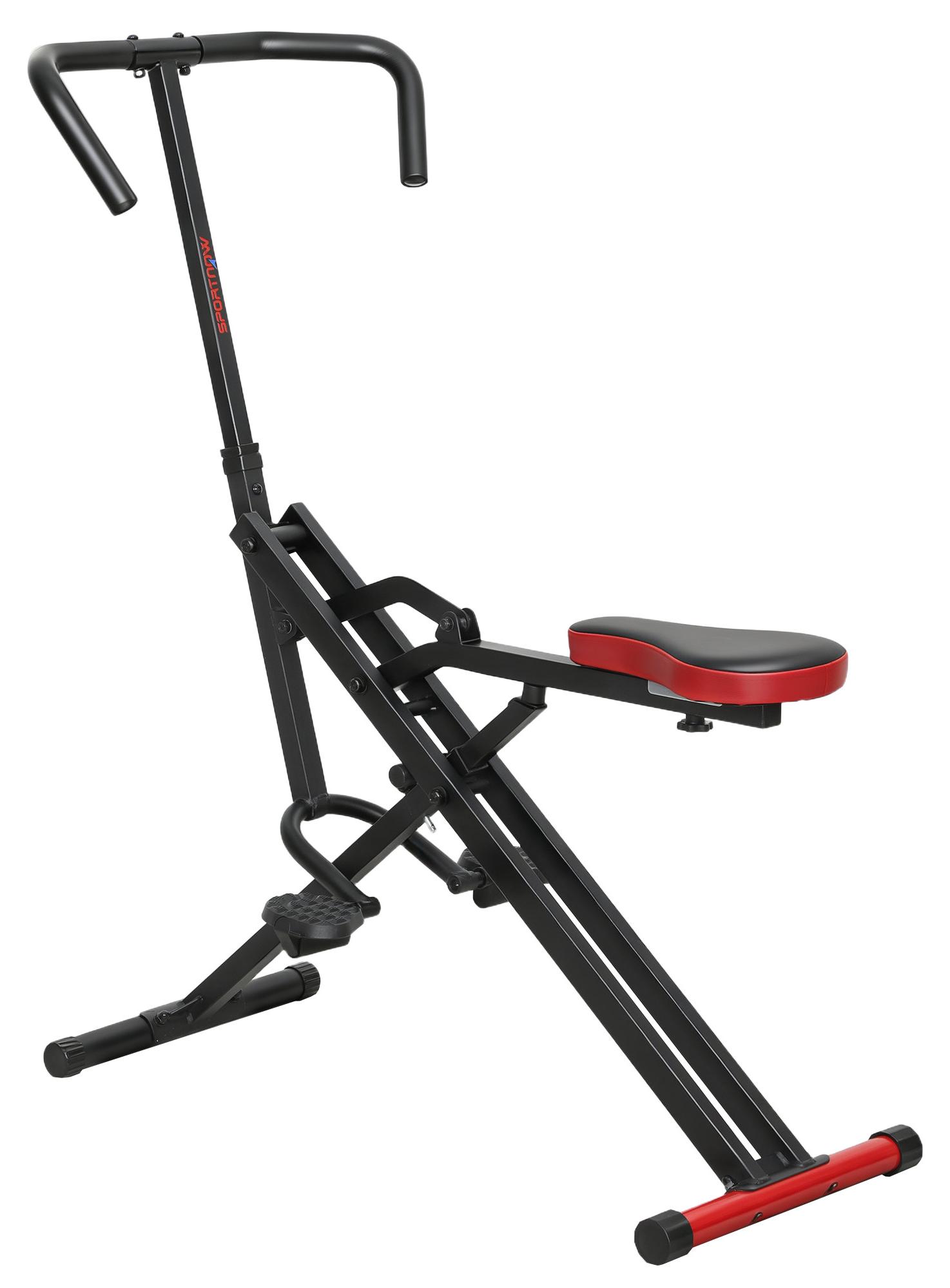 Avylet Trainingsmaschine. verstellbar. Metallrohre. Pedale. klappbar. Rot