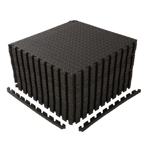 LEADZM 18 tlg Bodenschutzmatte Schutzmatte Puzzlematte Bodenschutz Bodenmatte-60x60CM