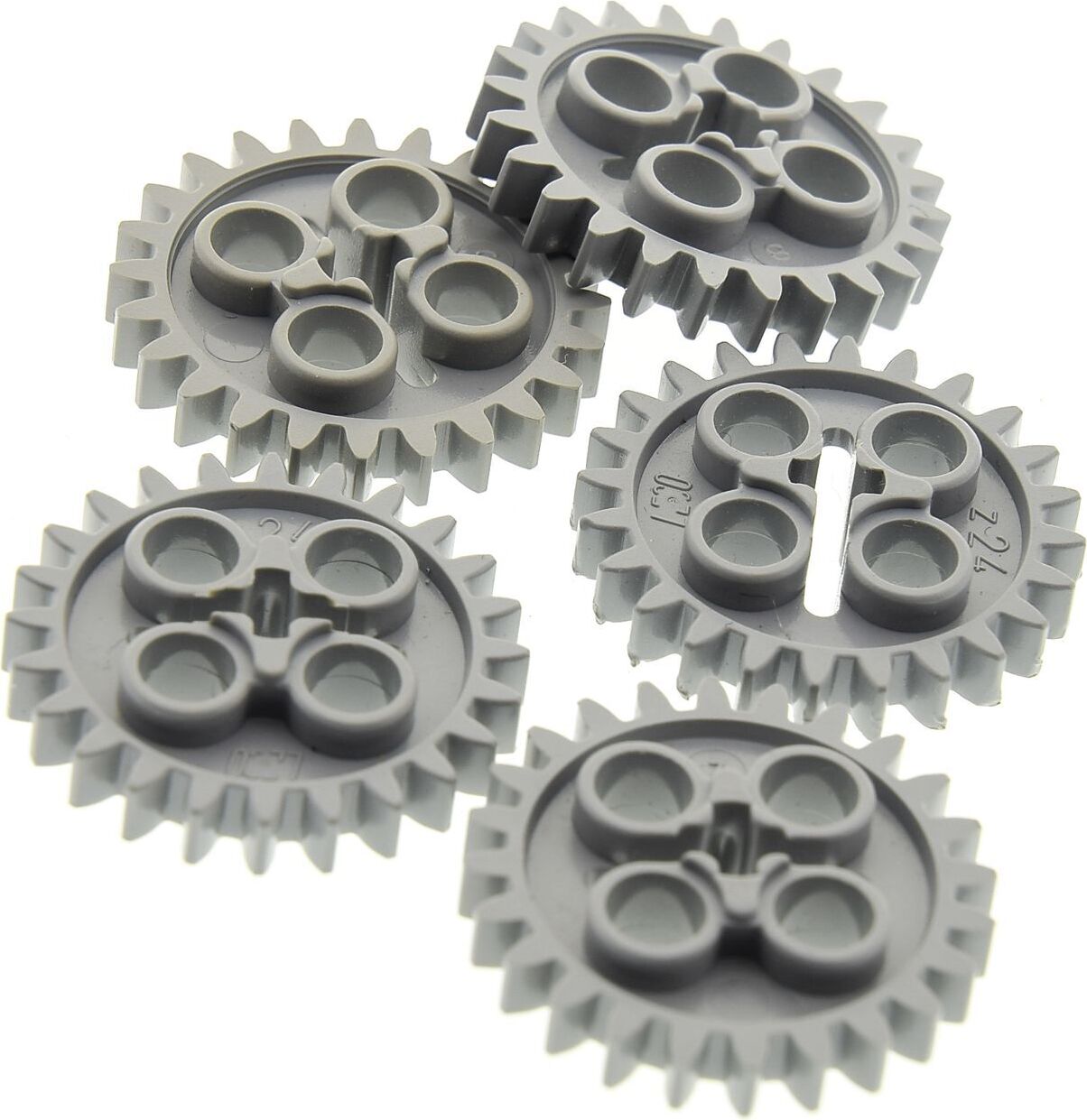 5x Lego Technic Zahnrad z24 neu-hell grau Zahnräder 24 Zähne Rad 4211565 3648