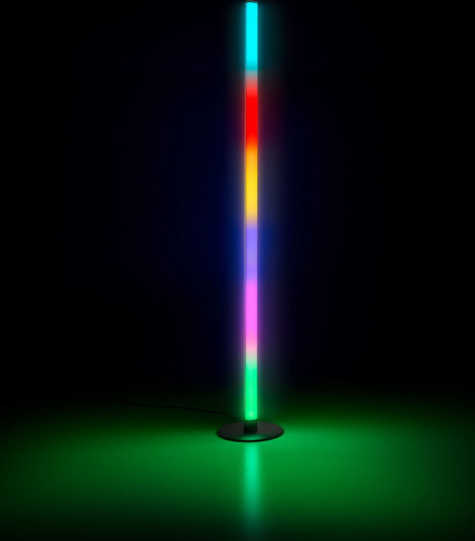 TRIO Kleine LED Stehlampe dimmbar, indirekte TV & Gaming Beleuchtung Wohnzimmer Ecke 108194