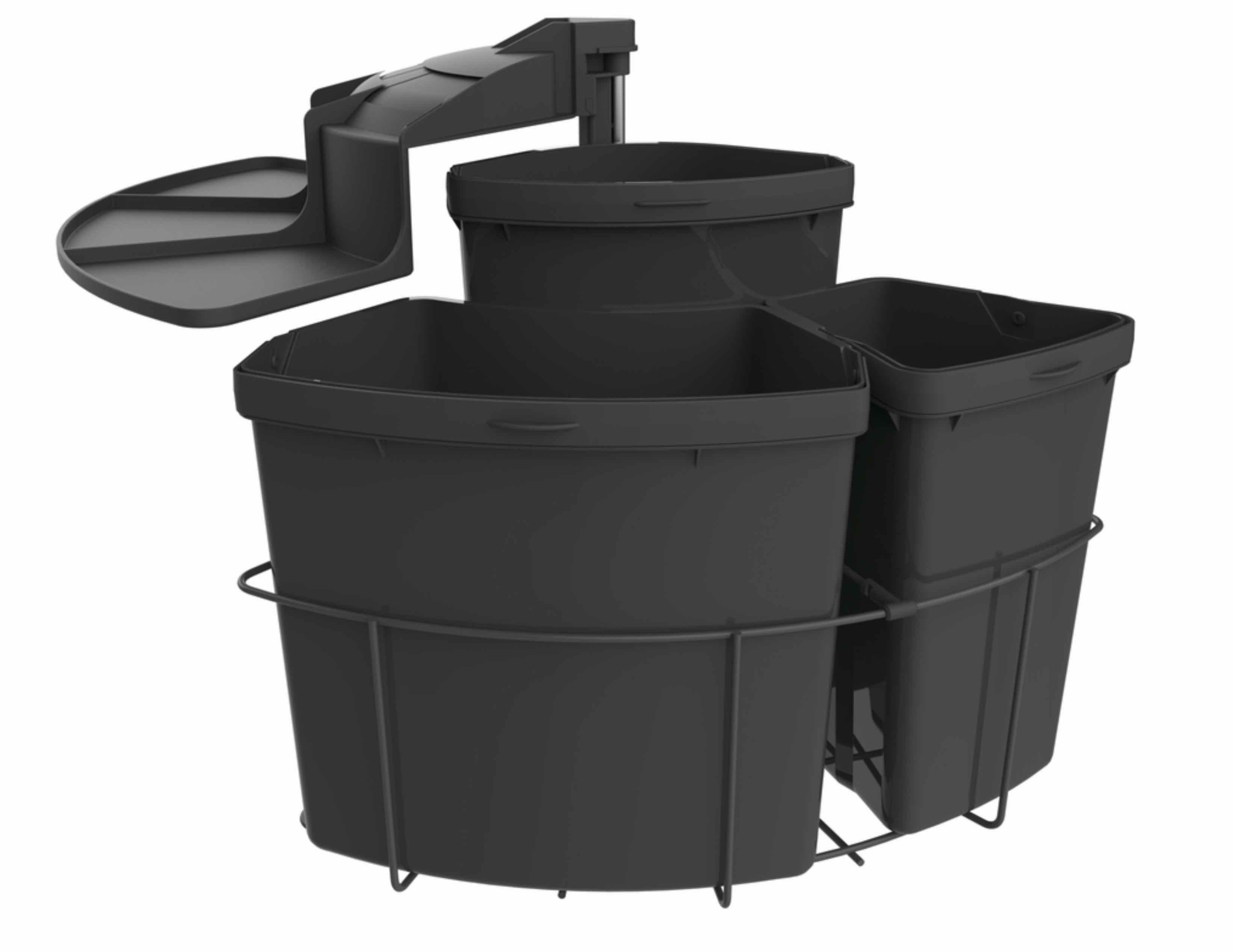 Naber Cabbi® 3, Abfallsammler für Schwenktechnik, anthrazit 8013171