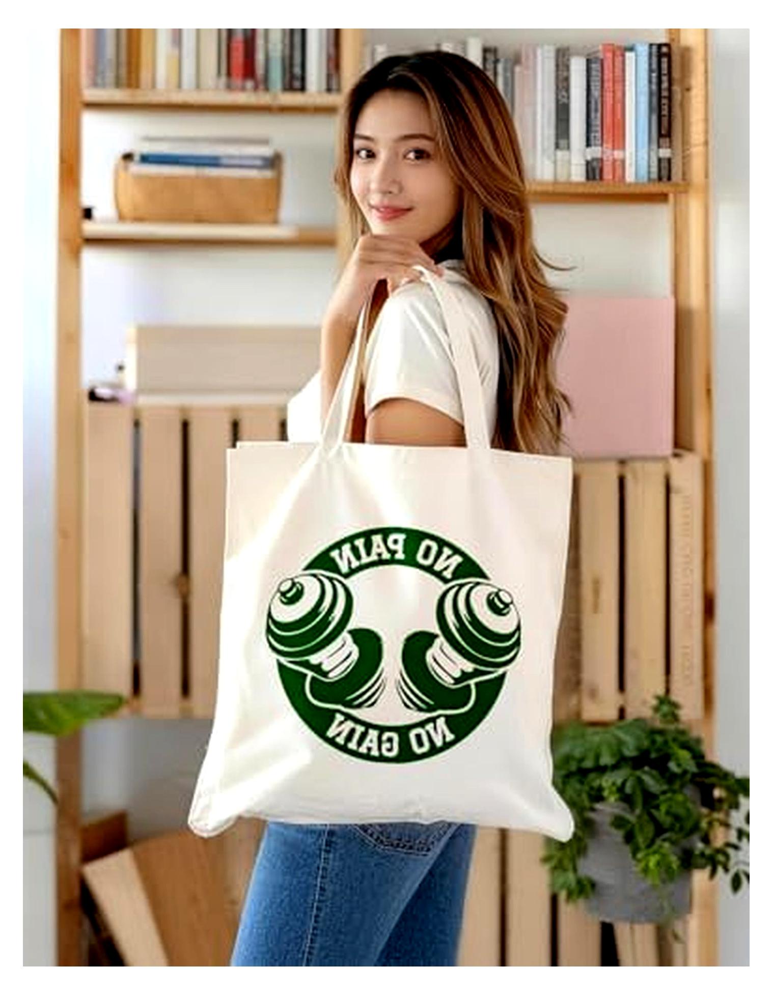 Markenlos Personalisierbare Canvas-Taschen für das Fitnessstudio