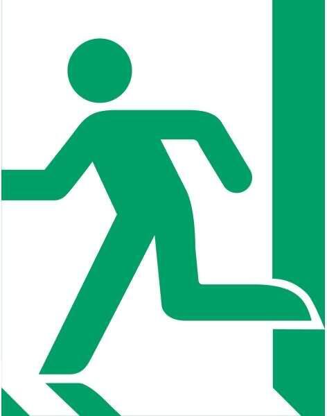 Tarifold 7510002 Sicherheitszeichen Plattensicherheitsschild 10 Stück(e)