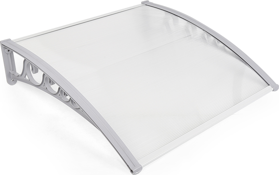 JEOBEST 60x100cm Vordach Haustür für Haustür und Terrasse, Vordach Vordach, Vordach doppelwandig, Vordach Alu 581256