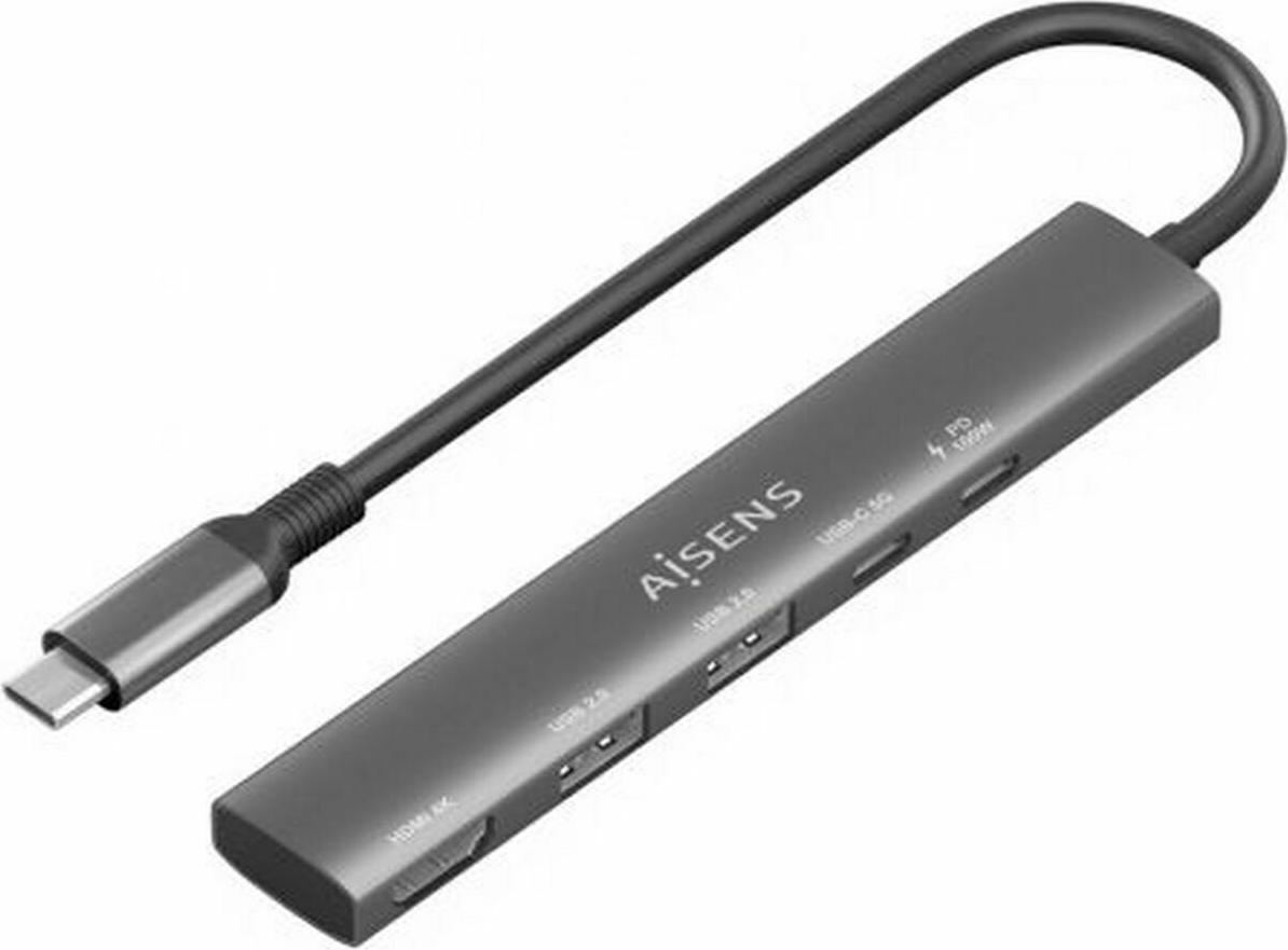 Rozbočovač USB Aisens ASUC-5P022-GR