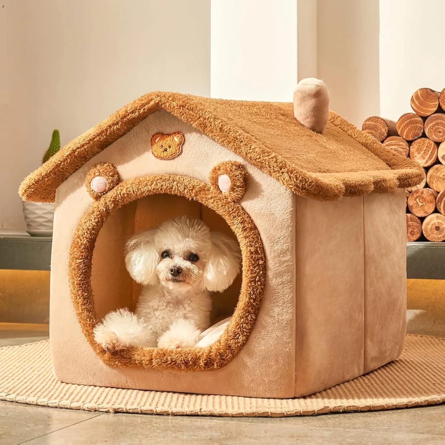 StarTech Hundebett - Hundekorb - Innenbereich - Mittel - - Weiches Kissen - Handwäsche