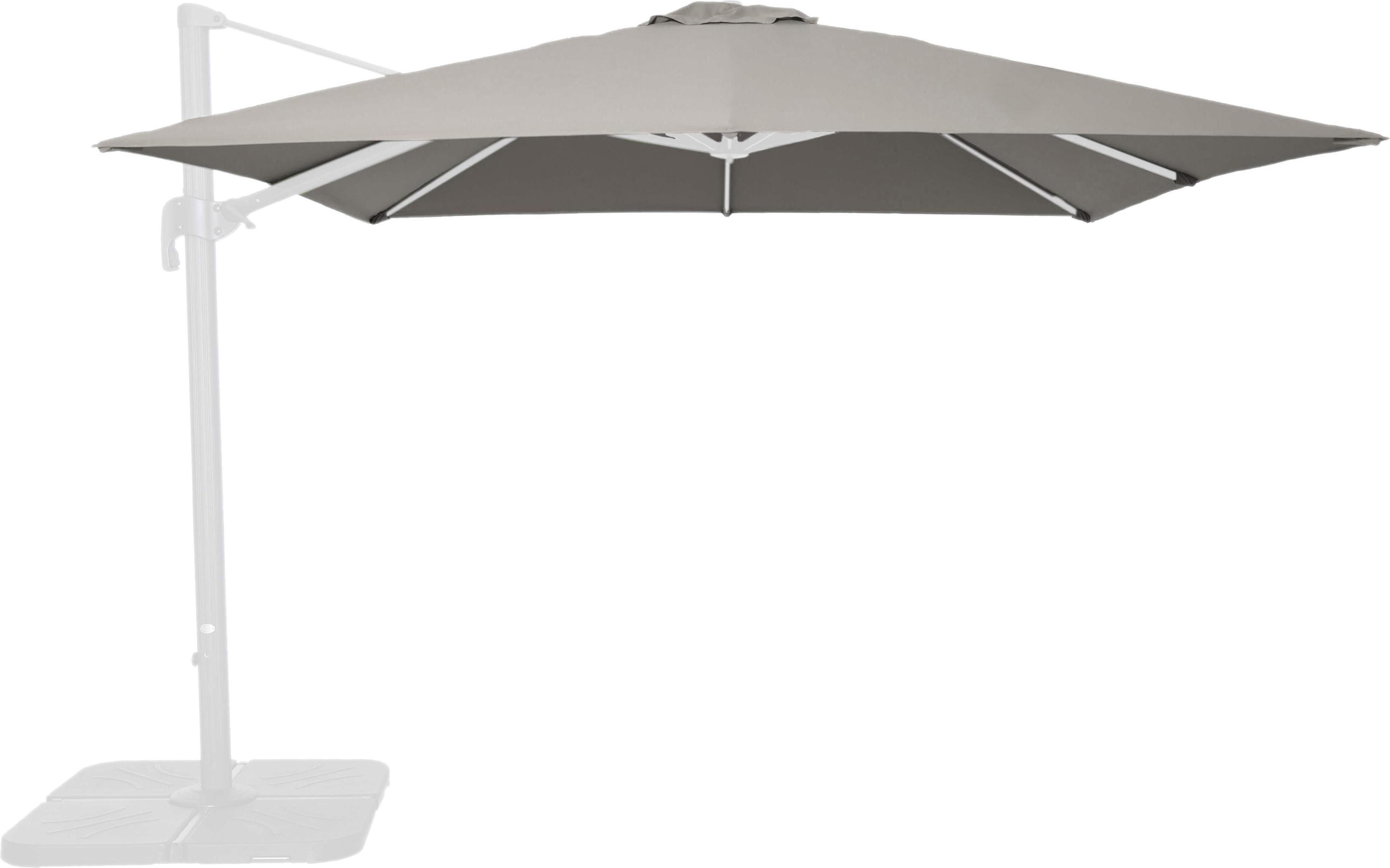 Schirmdach für taupefarbenen Sonnenschirm 3x3 m - Oviala Malaga 105881
