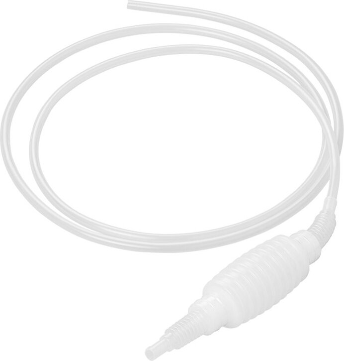 Northix Siphonpumpe mit 190 cm Schlauch (0,7 cm Ø), 20 cm Pumpe (4 cm Ø) zum sicheren Absaugen 580217V01