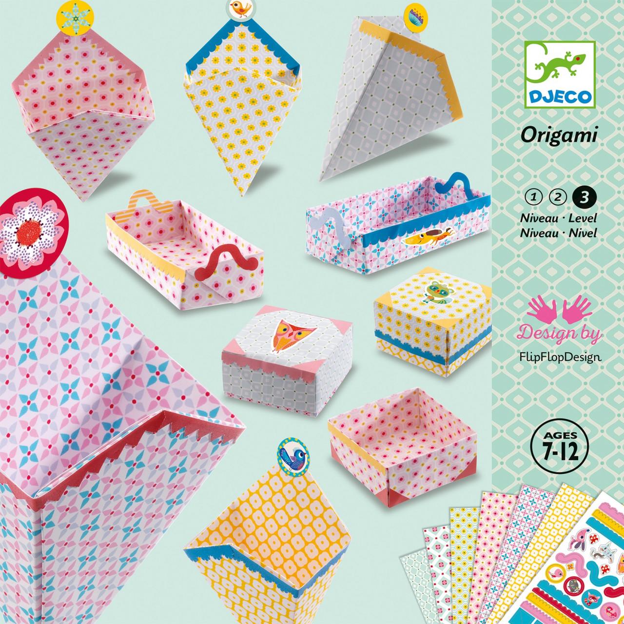 Djeco-Origami: Kleine Geschenkboxen DJ08774