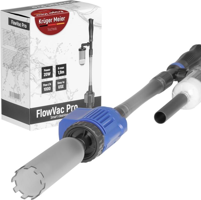 Kruger Meier FlowVac Pro - automatický odstraňovač usadenín s vodným filtrom Kruger Meier