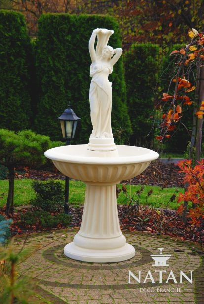 AEA Springbrunnen Garten Teich Brunnen Steinbrunnen Gartenbrunnen Fontaine 182cm JVM4062292043444