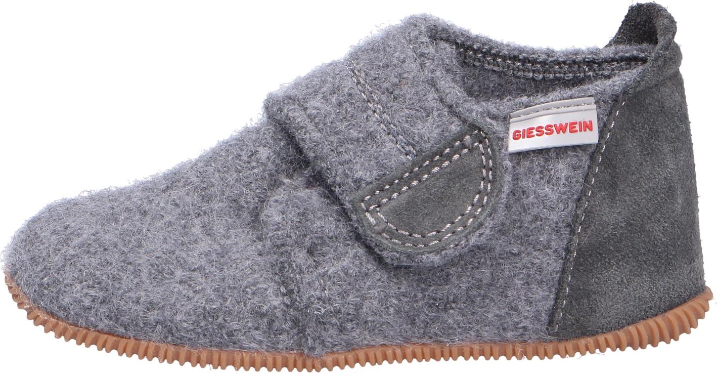 Giesswein Jungen Hausschuhe OBERSTAUFEN, grau, Gr.25 6410 45200/017